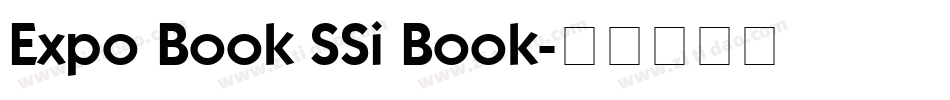 Expo Book SSi Book字体转换
